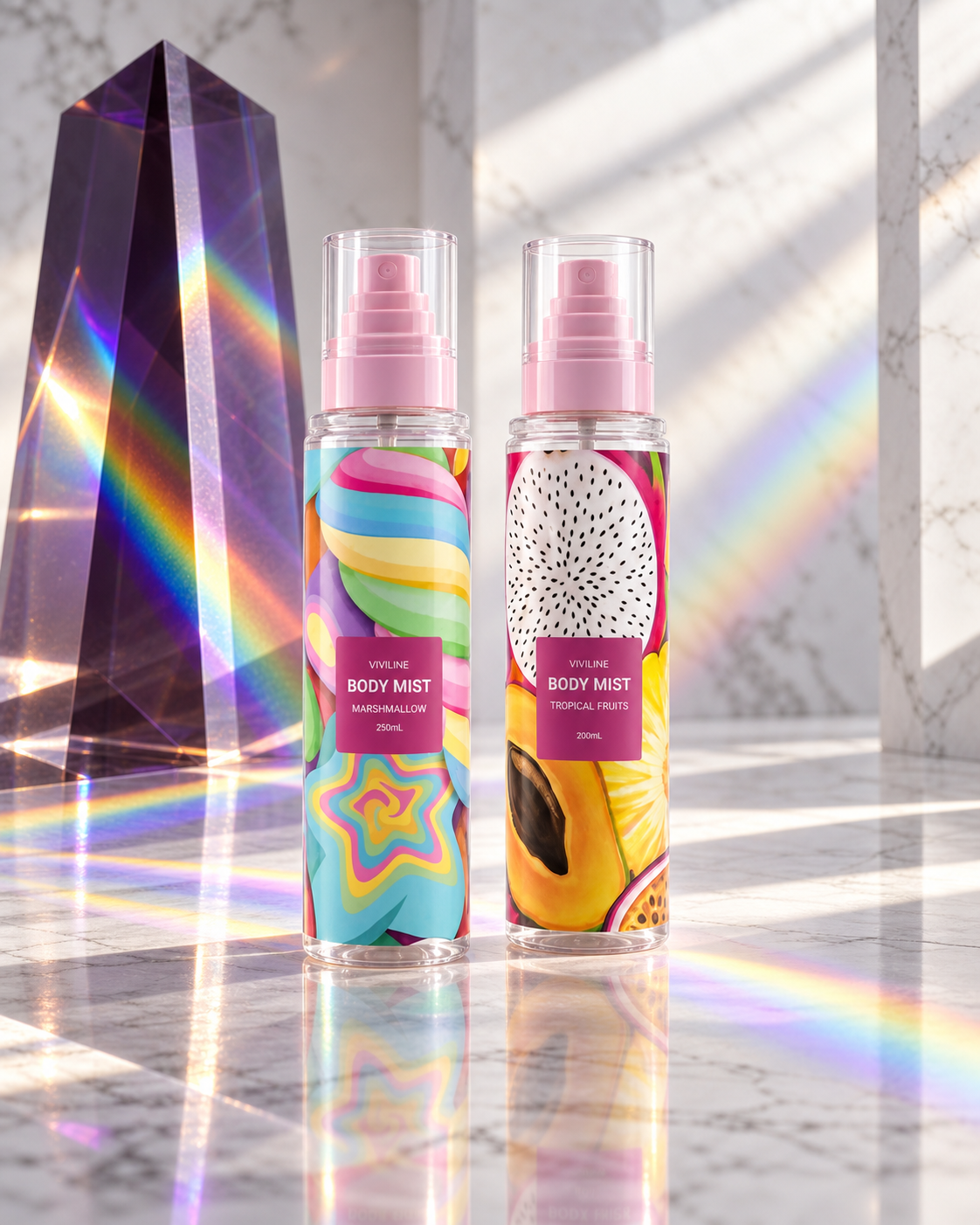 VIVILINE body mist collection